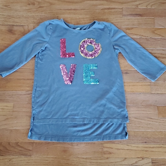 Gymboree Other - Girls 3/4 sleeve Gymboree LOVE top